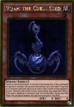1x (LP) Vijam the Cubic Seed - MVP1-ENG32 - Gold Rare - Unlimited Edition YuGiO - Image 1