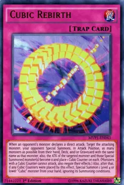 Yugioh - Cubic Rebirth (Ultra Rare) (1st Edition) - MVP1-EN043 P - Image 1