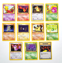 Team Rocket 1st Edition Set Common Vintage WOTC Pokemon 11 Card Lot NM/MINT - Image 1