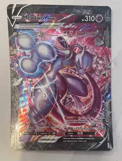 2 Mewtwo Jumbo Cards GX And V-UNION Barely Used Good Condition Pokemon PROMOS. - Image 1