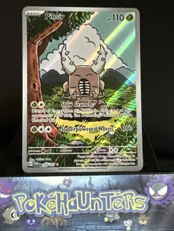 Pokemon Card Pinsir 168/167 Twilight Masquerade Illustration Rare Holo NM - Image 1