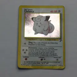 Clefairy 6/130 Base Set Holo 1999 WOTC HP vintage Pokemon tcg Card - HD Photos - Image 1