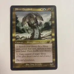 Sliver Overlord Magic the Gathering Scourge MP Regular Rare Card MTG TCG - Image 1