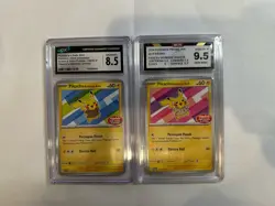 2024 Pokemon Pikachu Batik Shirt Indonesia Set Of 2 Cgc 8.5 & Bctc 9.5 - Image 1