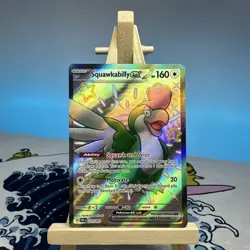 Pokemon Card Squawkabilly ex 223/091 Shiny Ultra Rare Paldean Fates Near Mint - Image 1