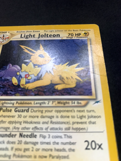 Pokemon Card - Light Jolteon Neo Destiny 48/105 Uncommon, LP - Image 2