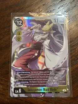 Digimon Card Game Sakuyamon: Maid Mode - BT10-041 SR - Xros Encounter - NM - Image 1