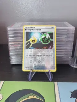 Pokemon Crown Zenith Reverse HOLO FOIL Energy Retrieval 127/159 TCG Card - Image 1