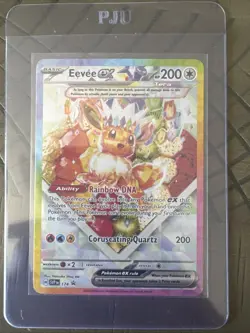 Pokemon TCG Eevee EX 174 Prismatic Evolutions SPC Promo Card (NM Condition) - Image 1