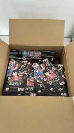 One Piece Card Game - OP09 Sleeved Booster Pack - Emperors Of The New World - Image 1