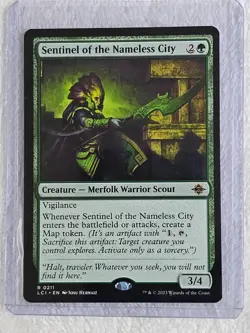 MTG Sentinel of the Nameless City The Lost Caverns of Ixalan #211 Card Rare NM - Image 4