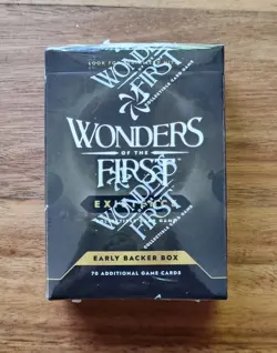 Wonders of the First CCG Kickstarter Early Backer Box 70 Cards SEALED - Image 1