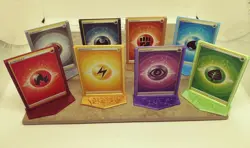 Pokemon TCG Energy Card Holder Full Color 8 Piece Set 3D Printed (Custom!) - Image 1