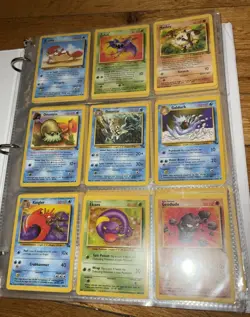 Pokemon Collection Binder Vintage 1990s lot 240 Cards Near MINT+ condition - Image 1