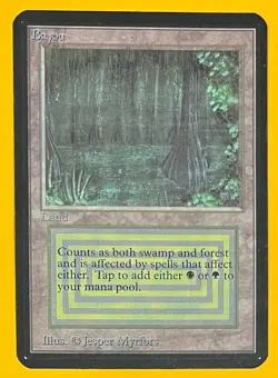 MTG BAYOU (Ink) Alpha (OldManMTG 011-174) - Image 1