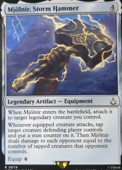 Mjolnir, Storm Hammer R 0074 MTG Universes Beyond: Assassin's Creed 2024 NM - Image 1
