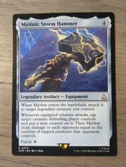 Mjolnir, Storm Hammer R 0074 MTG Universes Beyond: Assassin's Creed 2024 NM - Image 2