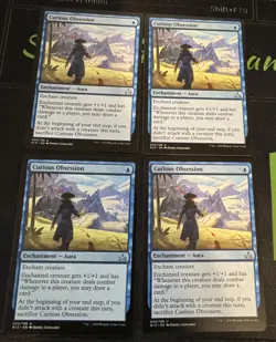 Curious Obsession X4 Rivals of Ixalan Magic the Gathering MTG - Image 1