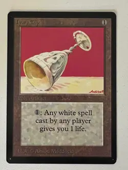 Magic the Gathering MTG Beta Ivory Cup NM (Beta Bob) - Image 1