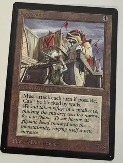 Magic the Gathering MTG Beta Juggernaut NM (Beta Bob) - Image 1