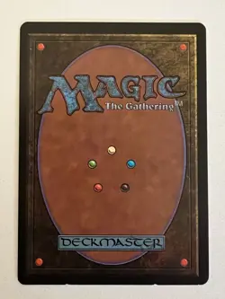 Magic the Gathering MTG Beta Cursed Land NM (Beta Bob) - Image 2