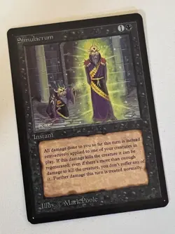 Magic the Gathering MTG Beta Simulacrum NM (Beta Bob) - Image 1