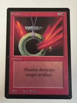 Magic the Gathering MTG Beta Shatter NM (Beta Bob) - Image 1