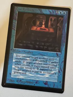 Magic the Gathering MTG Beta Steal Artifact NM (Beta Bob) - Image 1