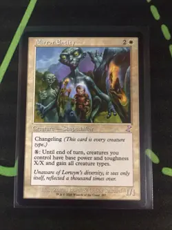 MTG Magic The Gathering Mirror Entity Retro Frame TSR White Commander - Image 1