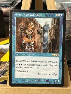 MTG *Ertai, Wizard Adept X1* (HP) Exodus Magic The Gathering - Image 1
