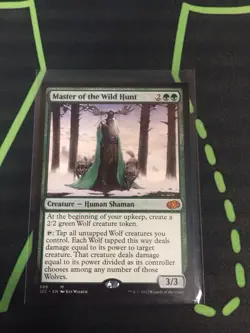 MTG Magic The Gathering Master Of The Wild Hunt J22 Mythic Green Shaman - Image 1