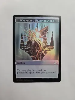 MTG- Wrenn And Realmbreaker/ Elemental Token Foil MOM #0023 - Image 1