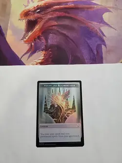 MTG- Wrenn And Realmbreaker/ Elemental Token Foil MOM #0023 - Image 2