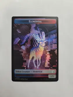 MTG- Wrenn And Realmbreaker/ Elemental Token Foil MOM #0023 - Image 3