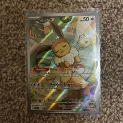 2x Pokemon TCG Prismatic Evolutions Eevee Black Star Promo Card SVP173 - Image 3