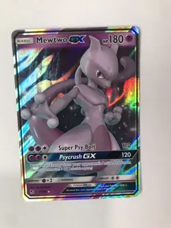 Mewtwo GX - 31/68 - Ultra Rare Hidden Fates Pokemon TCG NM - Image 1