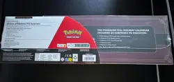Pokemon TCG 2025 Holiday Advent Calendar New Sealed 2 Pack Costco - Image 3