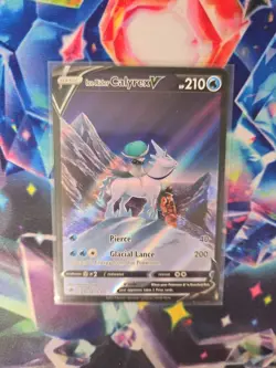 Pokemon TCG Ice Rider Calyrex V Sword & Shield - Astral Radiance TG14/TG30 Holo - Image 1