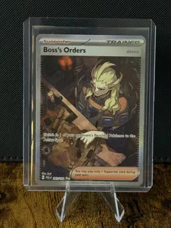 Pokemon Paldea Evolved Boss’s Orders SIR #265 Pack Fresh - Image 1