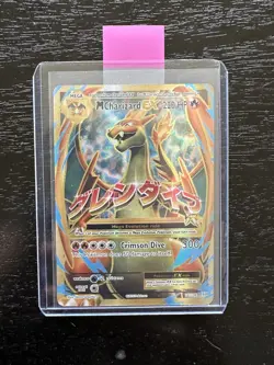 2016 Pokemon XY Evolutions Mega M Charizard EX 101/108 Holo Full Art NM - Image 1