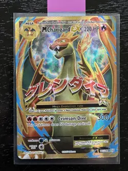 2016 Pokemon XY Evolutions Mega M Charizard EX 101/108 Holo Full Art NM - Image 2