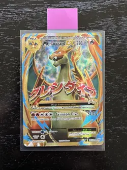 2016 Pokemon XY Evolutions Mega M Charizard EX 101/108 Holo Full Art NM - Image 3