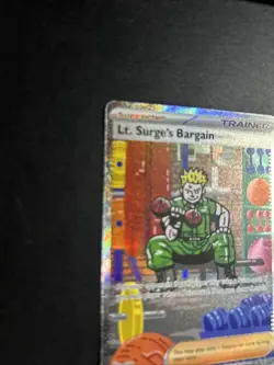 Lt. Surge's Bargain 185/132 Special Illustration Rare Pokemon Mega Evolution SIR - Image 5