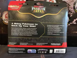 Pokemon Paldean Fates Tech Sticker Collection - Fidough - With 3 Booster Packs - Image 2