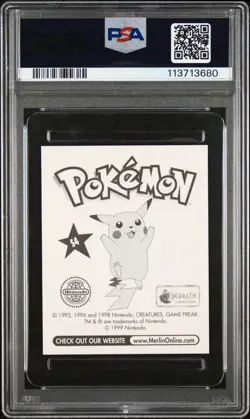 PSA 9 MINT 1999 MERLIN POKEMON S4 BLASTOISE-PRISM - Image 4