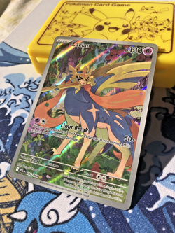 Pokemon Zacian AND MORE 100/094 Illustration Rare Phantasmal Flames Pokemon TCG - Image 5