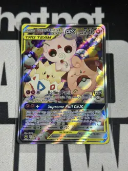 Togepi & Cleffa & Igglybuff GX 143A/236 Alternate Art Holo Foil Pokemon TCG NM - Image 1