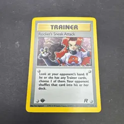 1ST EDITION POKEMON TEAM ROCKET - ROCKET'S SNEAK ATTACK HOLO #16/82 - Image 1