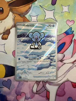 Pokemon TCG Cubchoo Illustration Rare Black Bolt 109/086 NM/M - Image 1