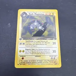 Pokemon Team Rocket Non-Holo 1st Edition Dark Magneton #28 - Image 1
